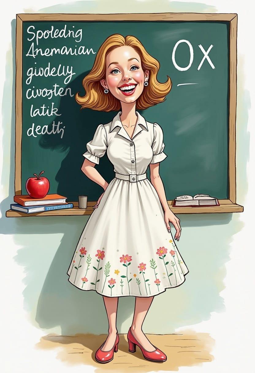 An apple for the teacher 06