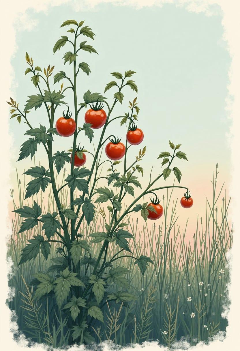 Baked green tomatoes 04