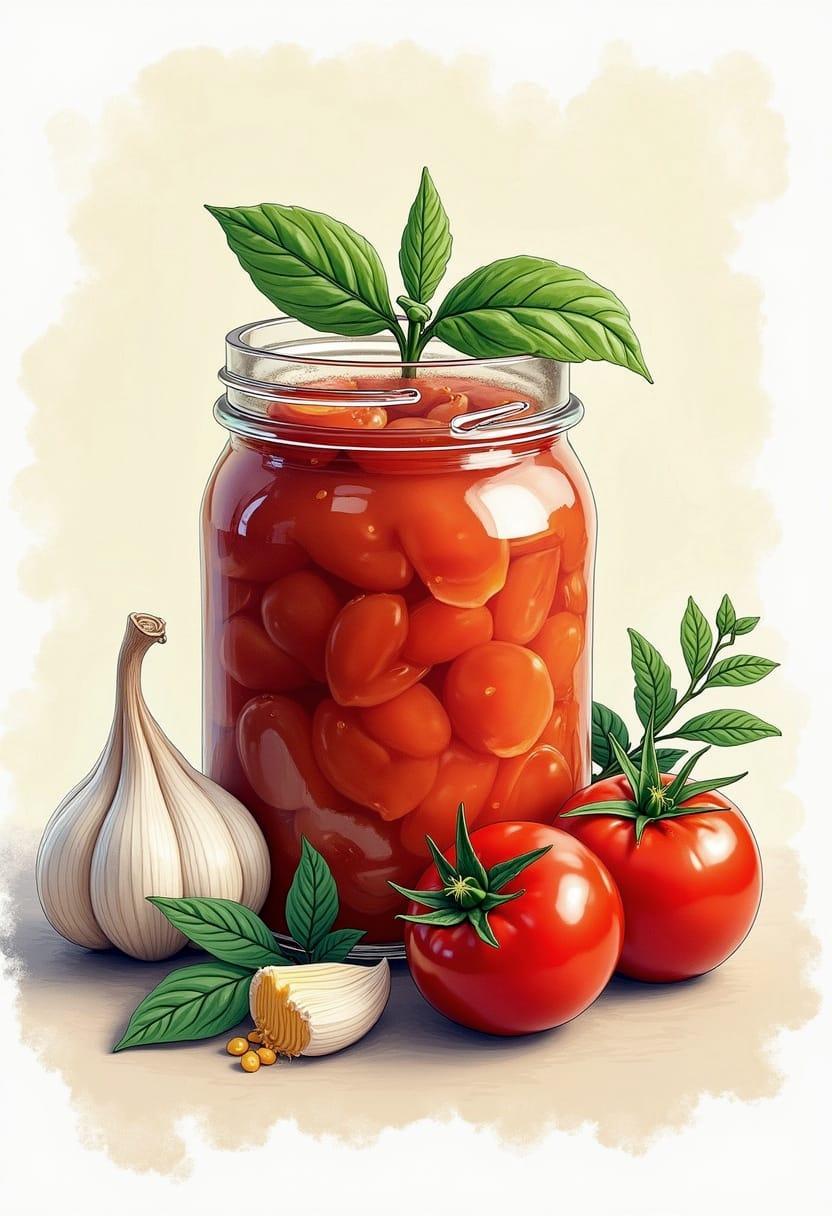 Baked green tomatoes 20