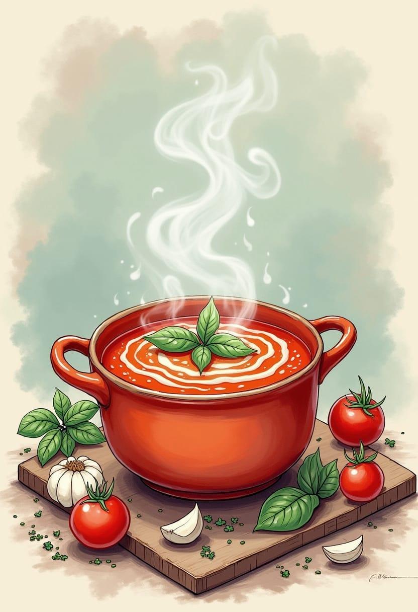 Basil pasta sauce 02