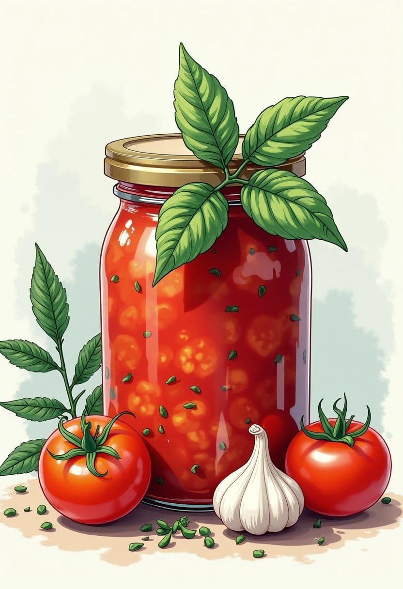 Basil pasta sauce 20