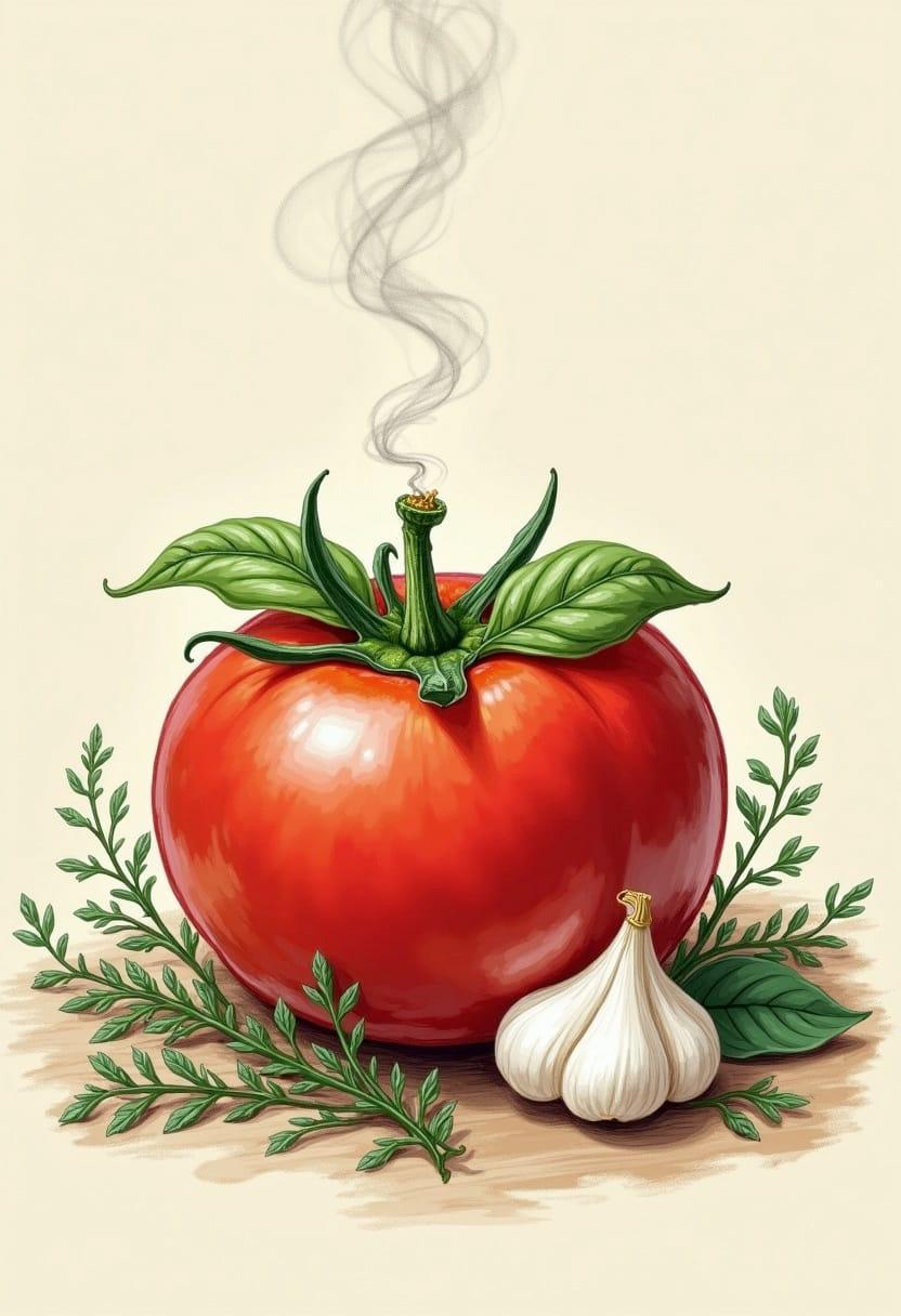 Beans in tomato sauce 02