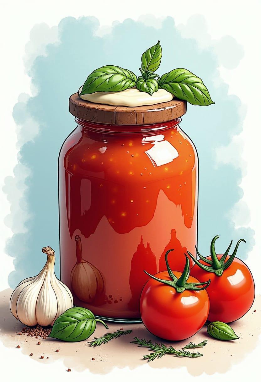 Beans in tomato sauce 20