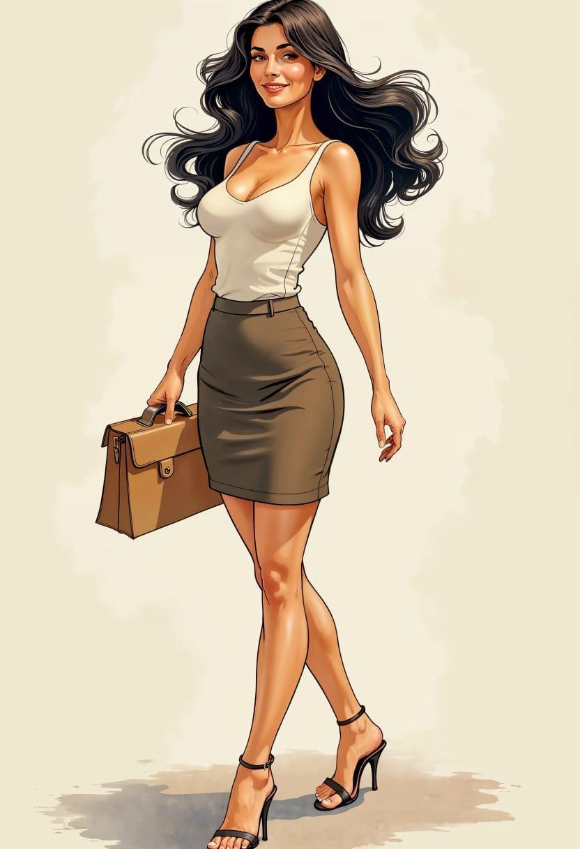 Beautiful business woman 03