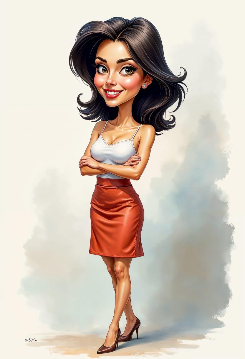 Businesswoman drawing 11