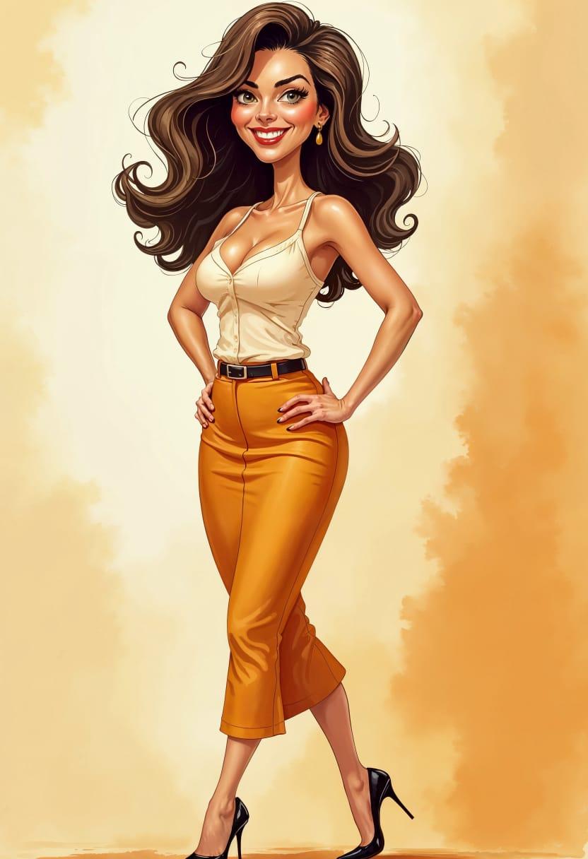 Businesswoman drawing 16
