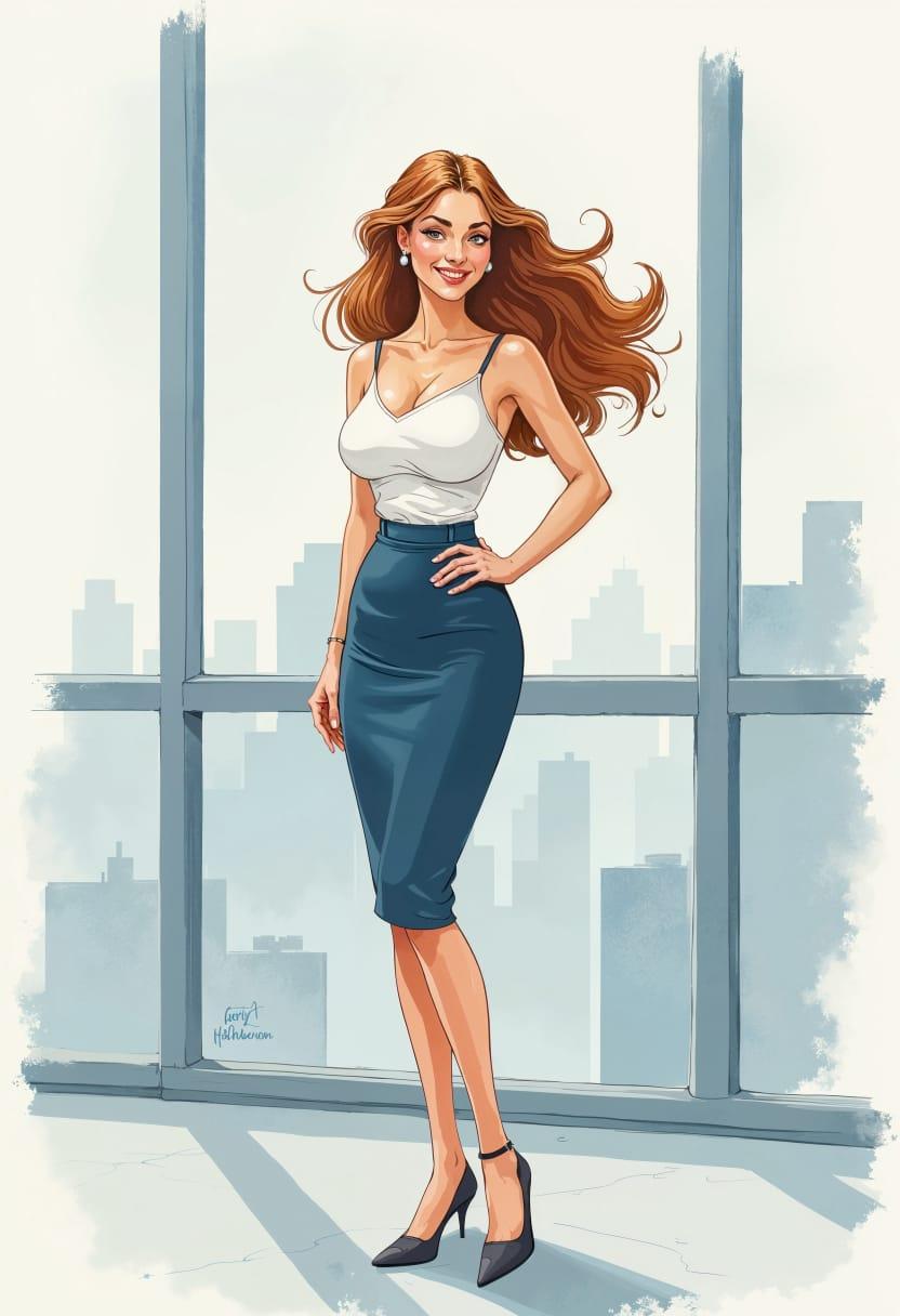 Office businesswoman 16