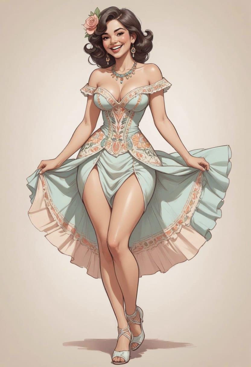 Mexican girl fun picture 01