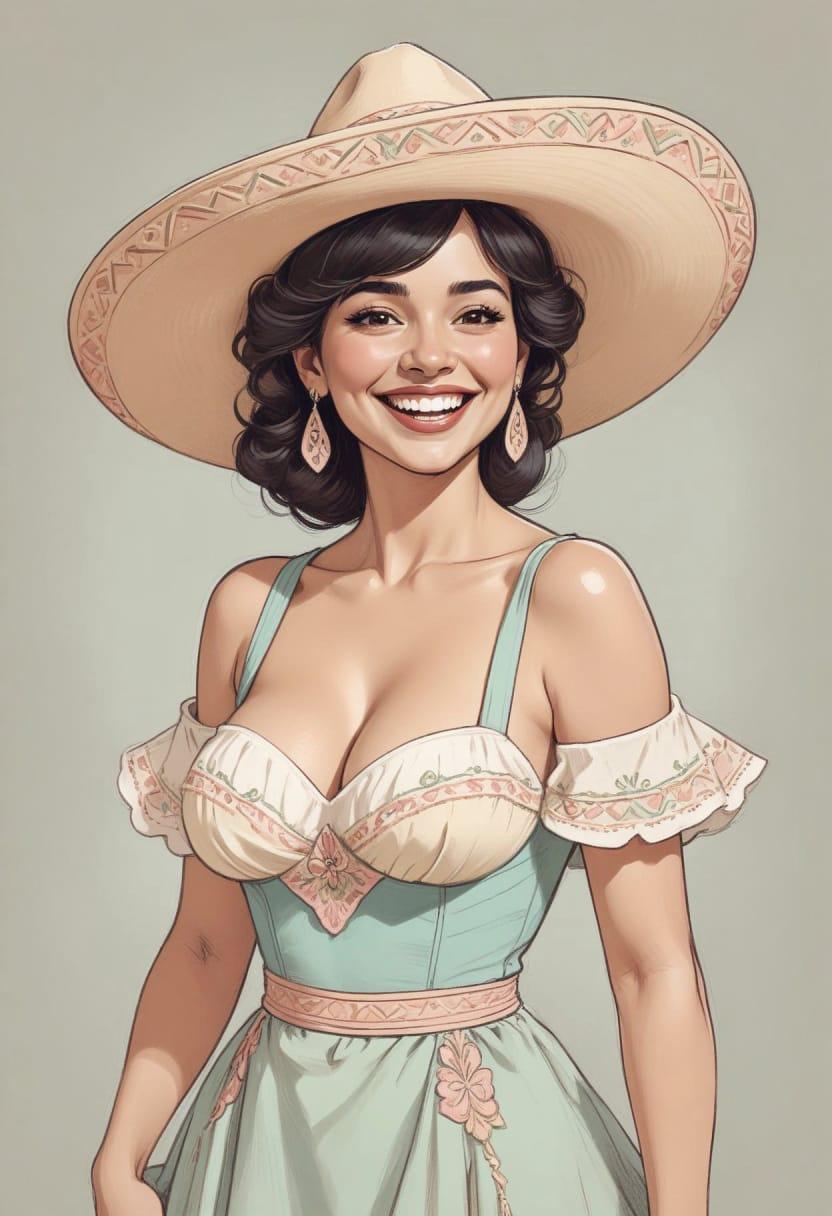 Mexican girl fun picture 11