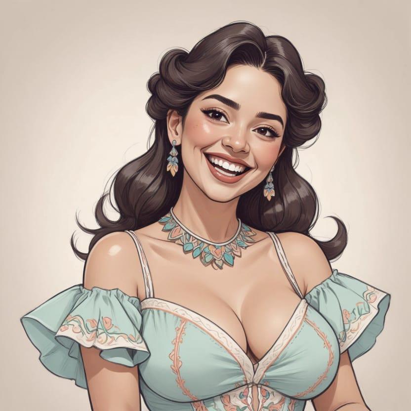 Mexican girl fun picture 12