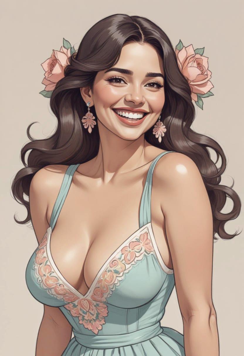Mexican girl fun picture 16