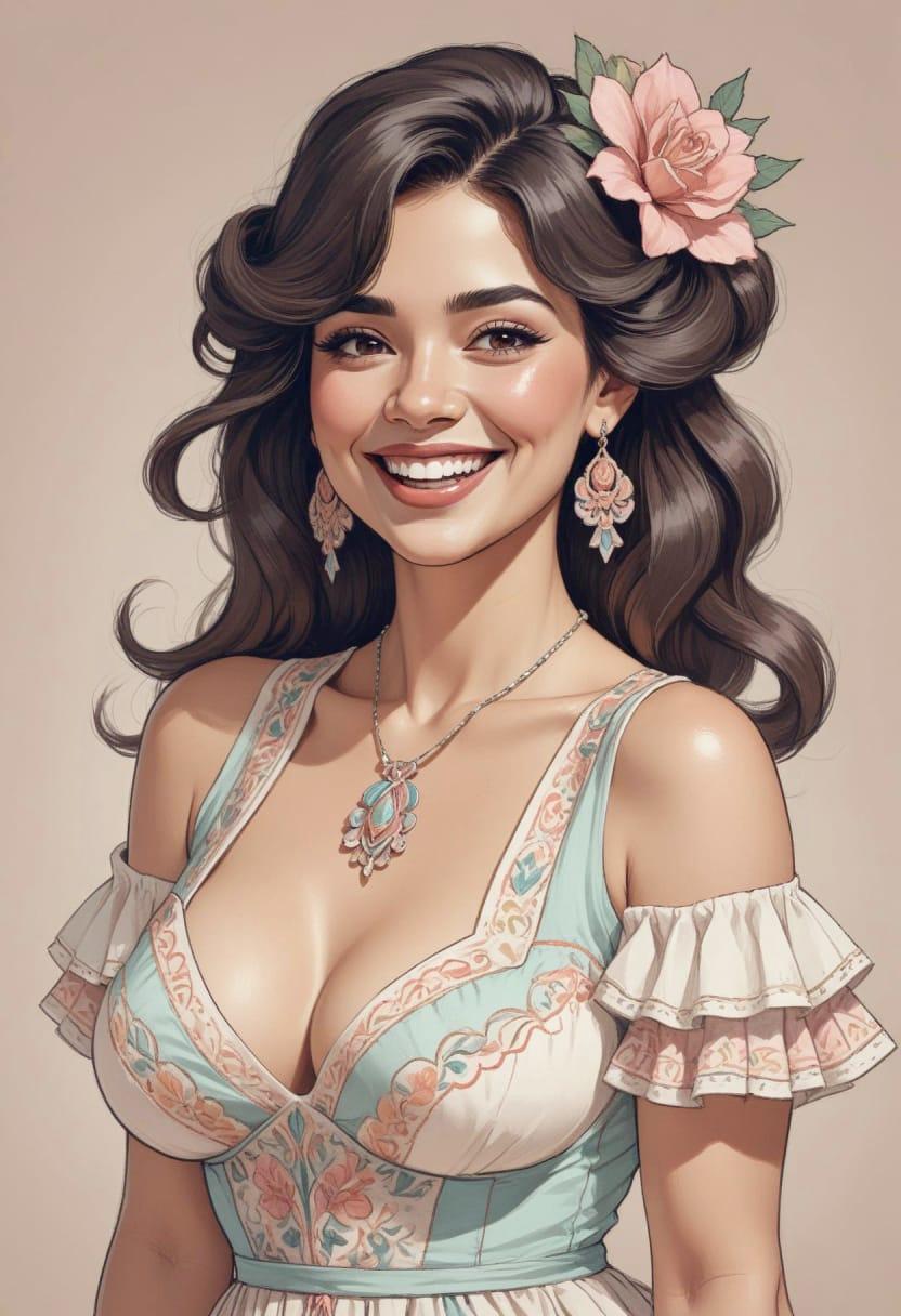 Mexican girl fun picture 17