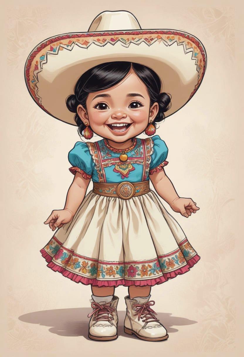Mexican with sombrero hat 02
