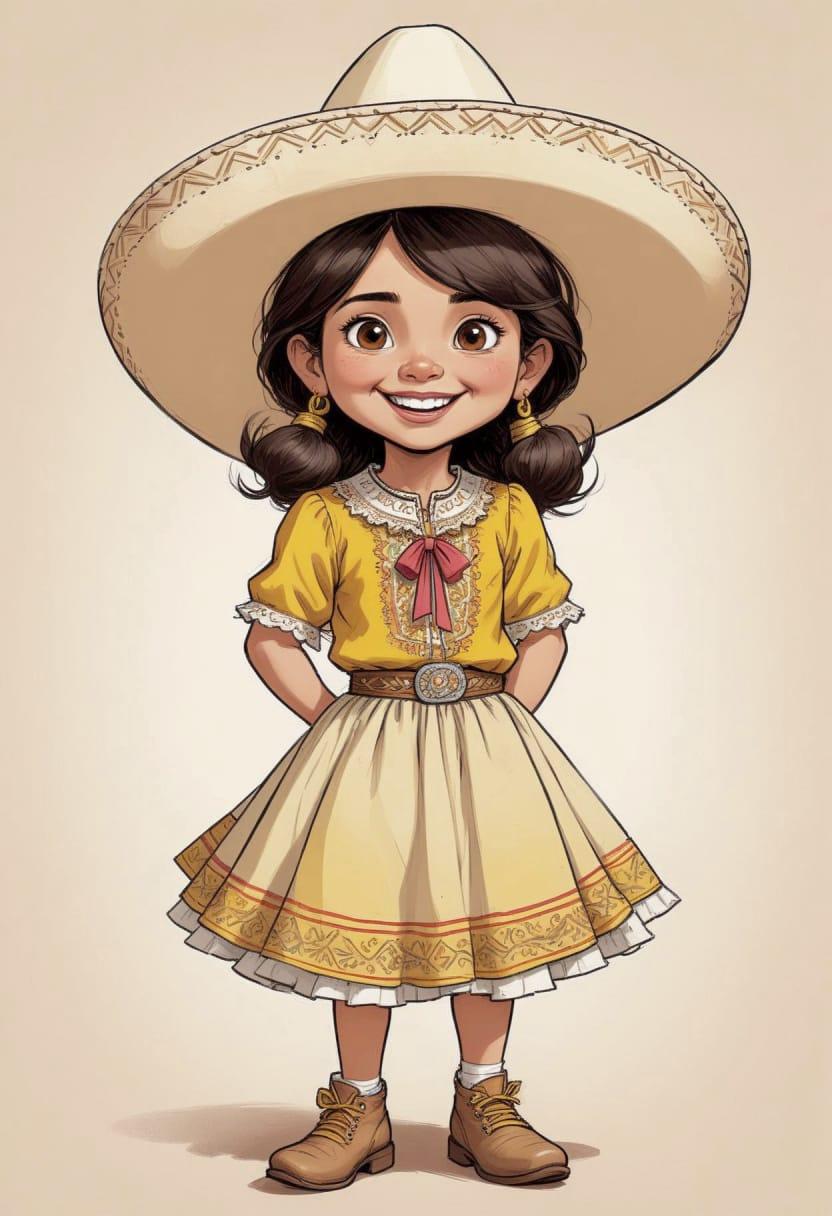 Mexican with sombrero hat 03