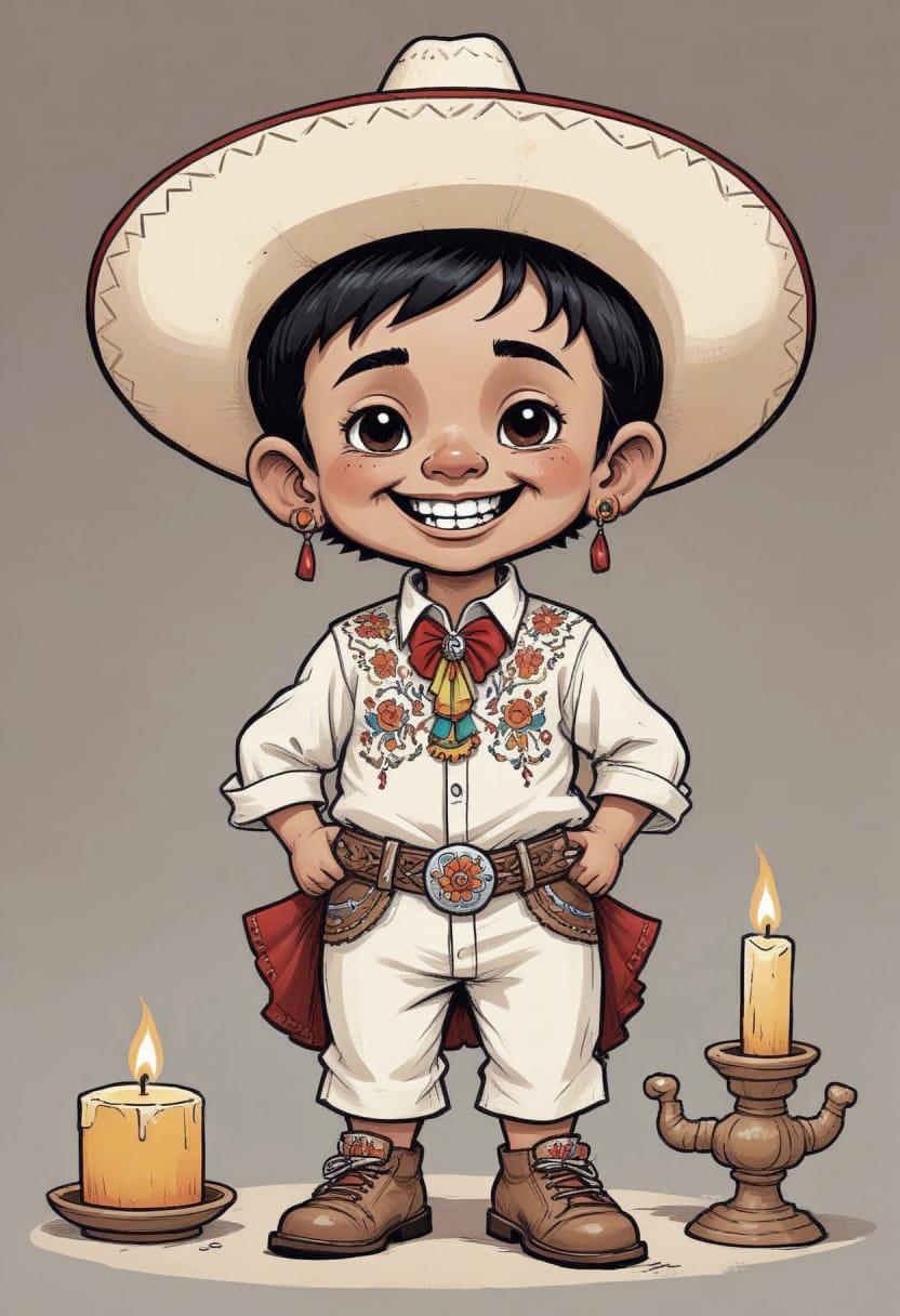 Mexican with sombrero hat 11