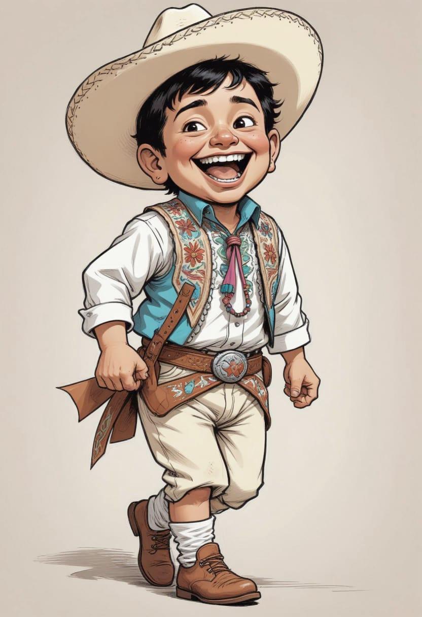 Mexican with sombrero hat 13