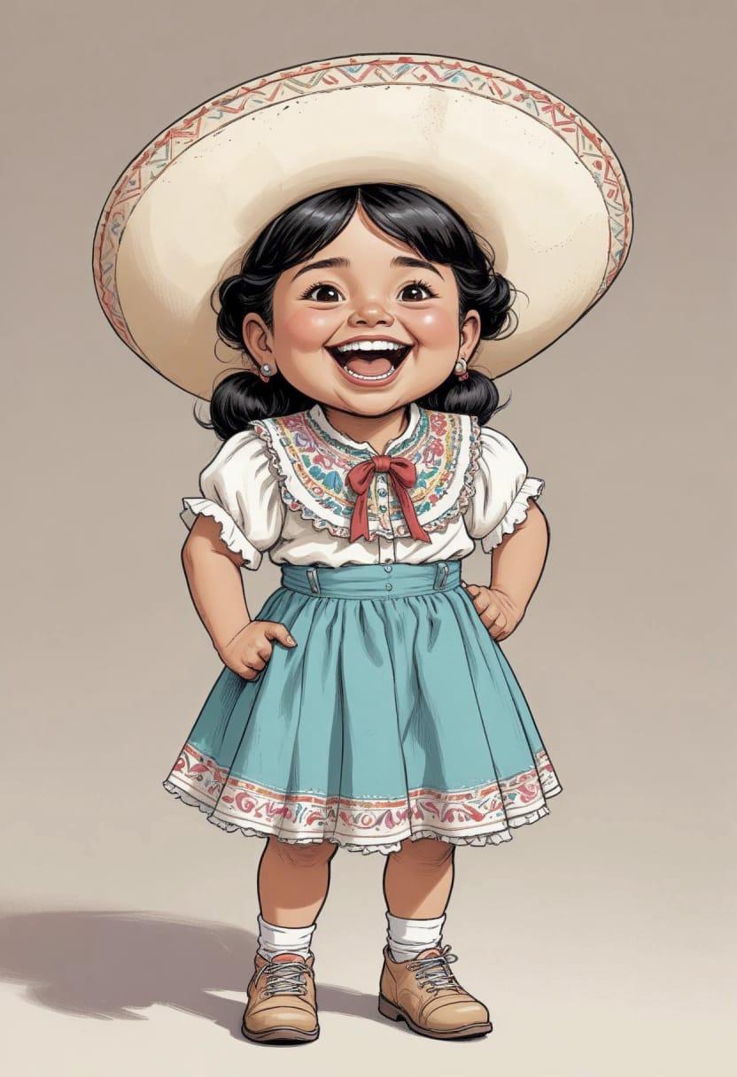 Mexican with sombrero hat 17