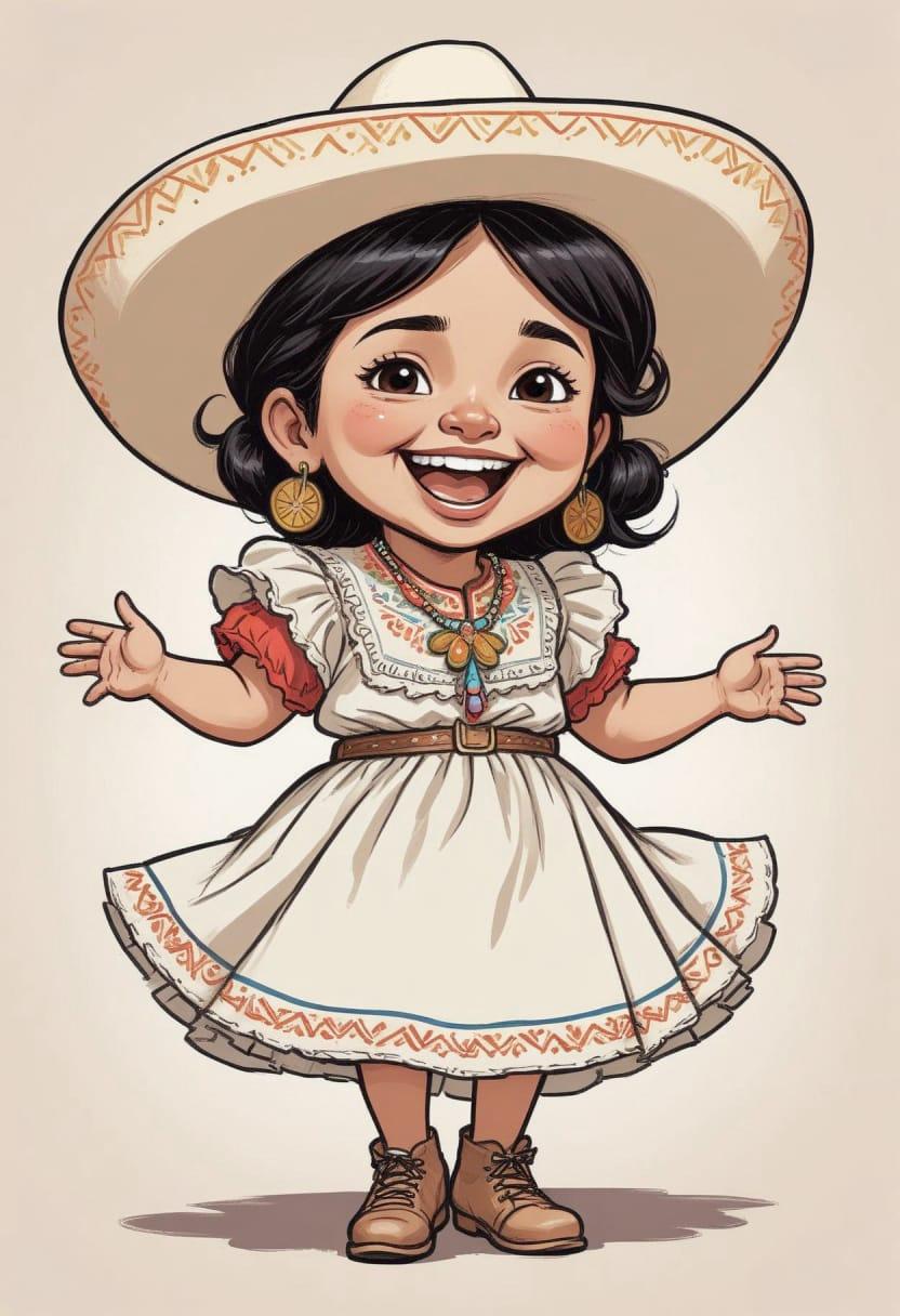 Mexican with sombrero hat 18