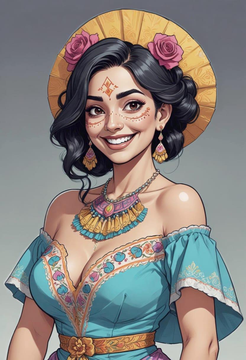 Mexico girl dress culture 04