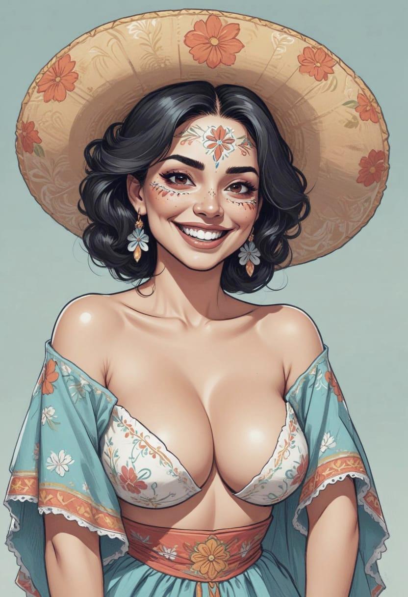 Mexico girl dress culture 05