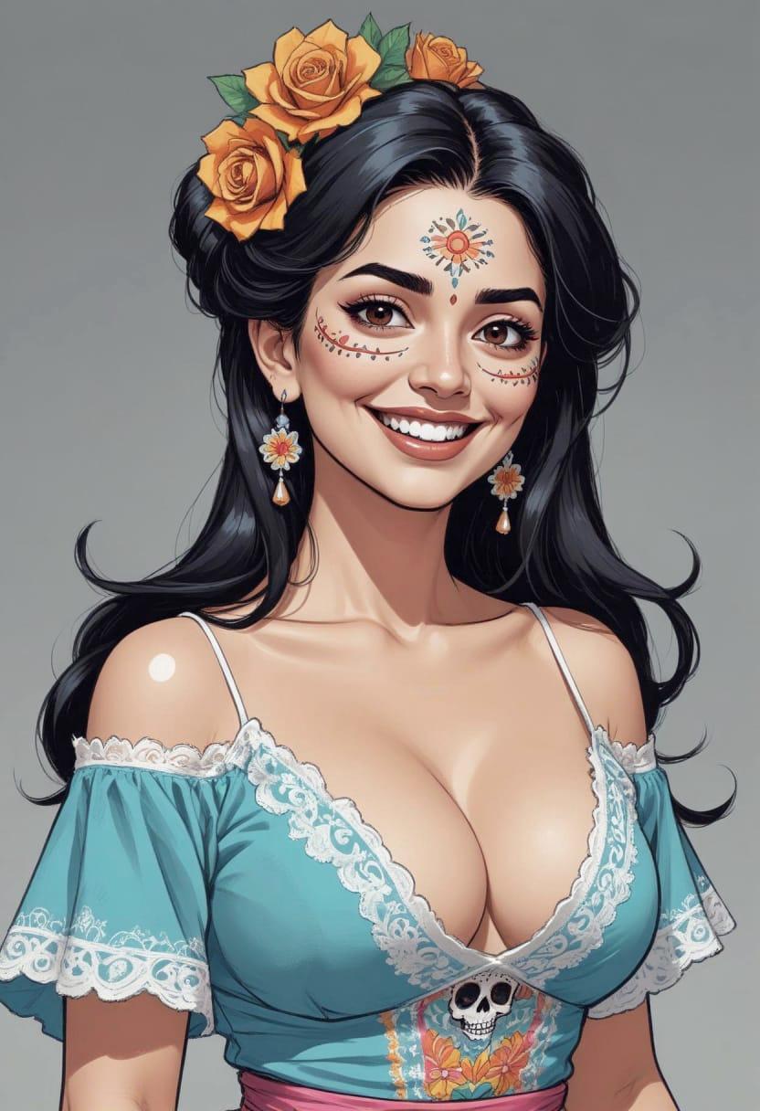 Mexico girl dress culture 06