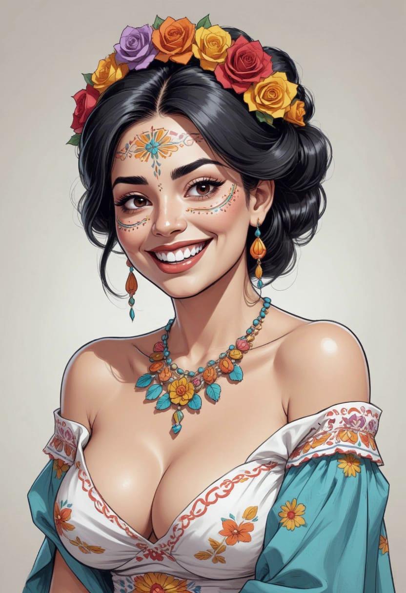 Mexico girl dress culture 07