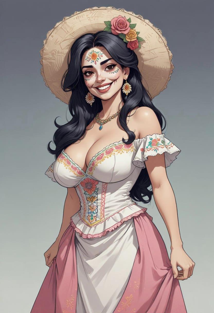 Mexico girl dress culture 08