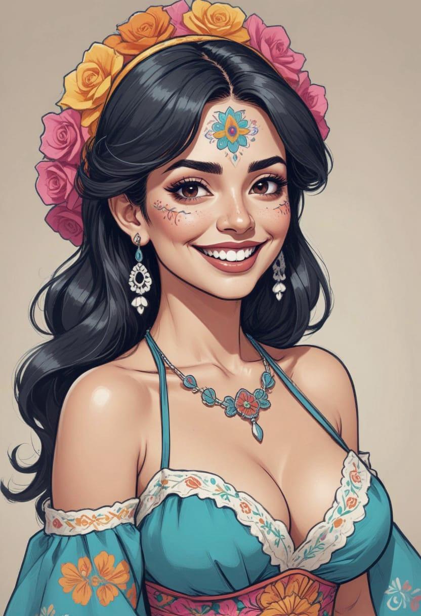 Mexico girl dress culture 09