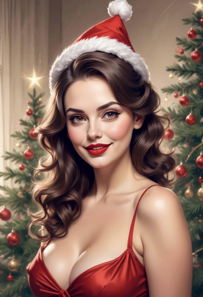 Christmas american female 06