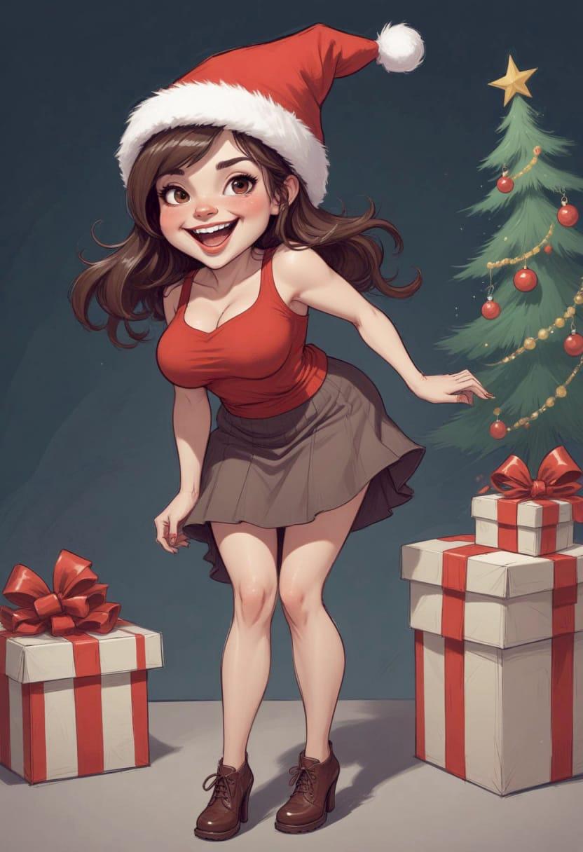 Christmas american female 15