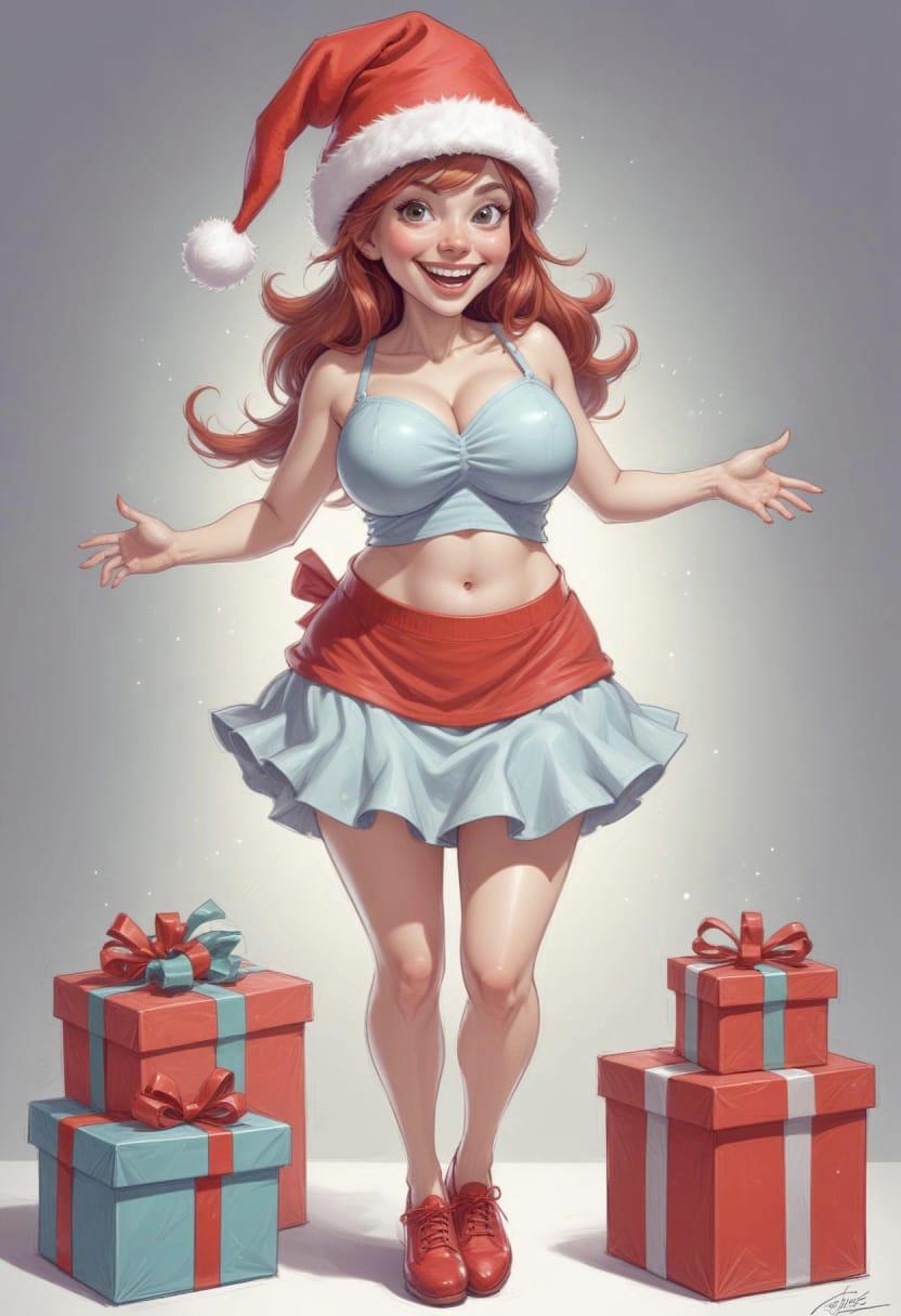 Christmas american female 18