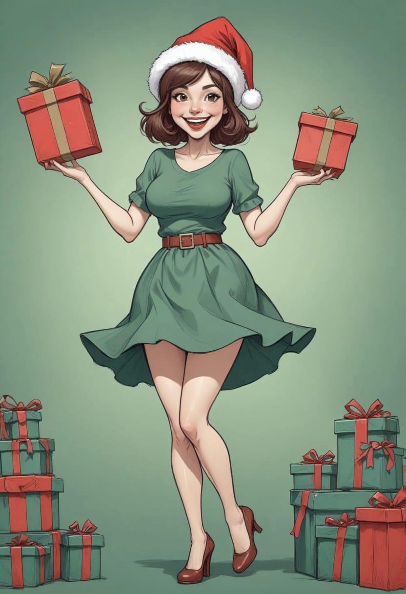 Christmas american female 19