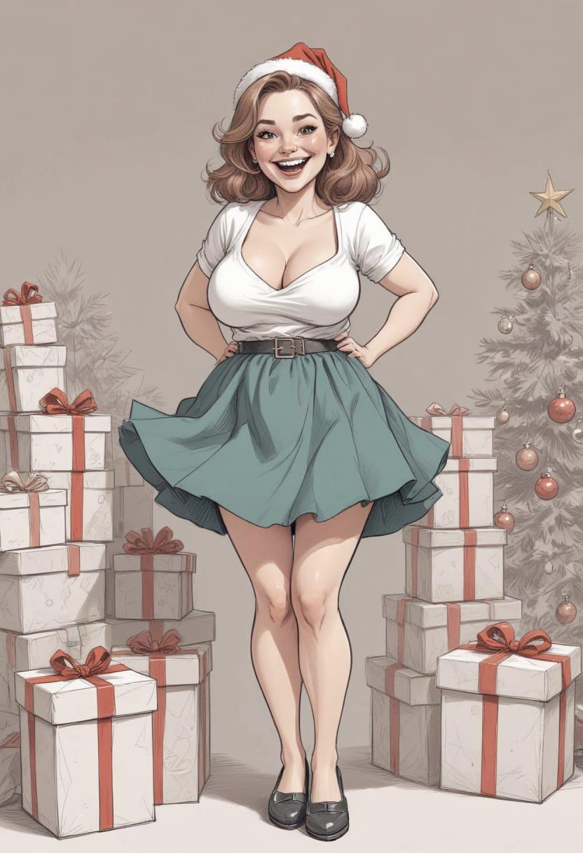 Christmas american females 02