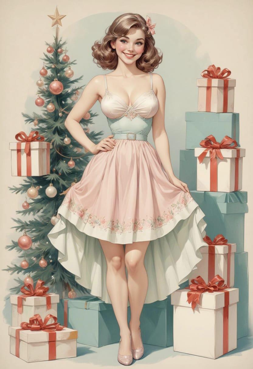 Christmas american females 03