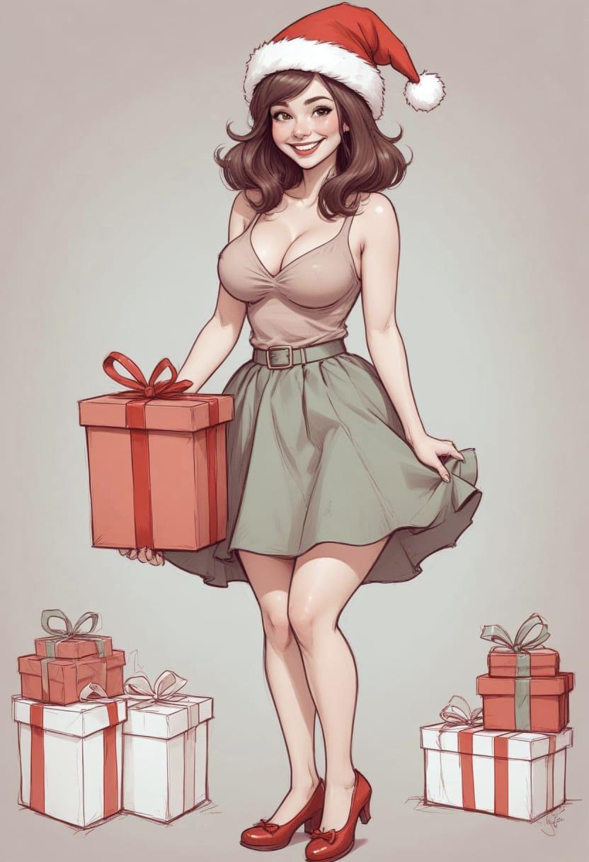 Christmas american females 05
