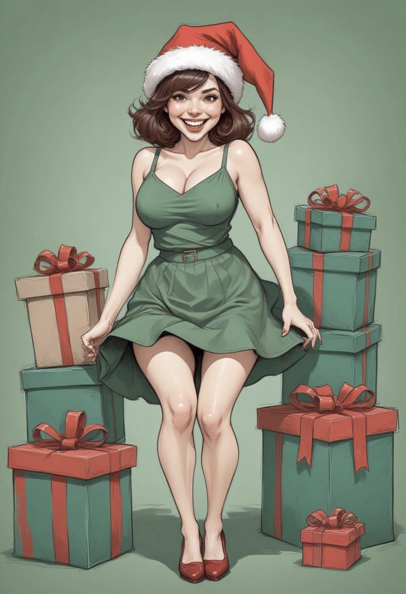 Christmas american females 20