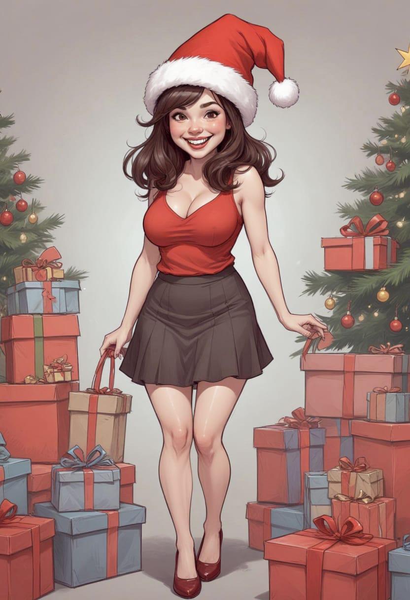 Christmas cute drawing 02