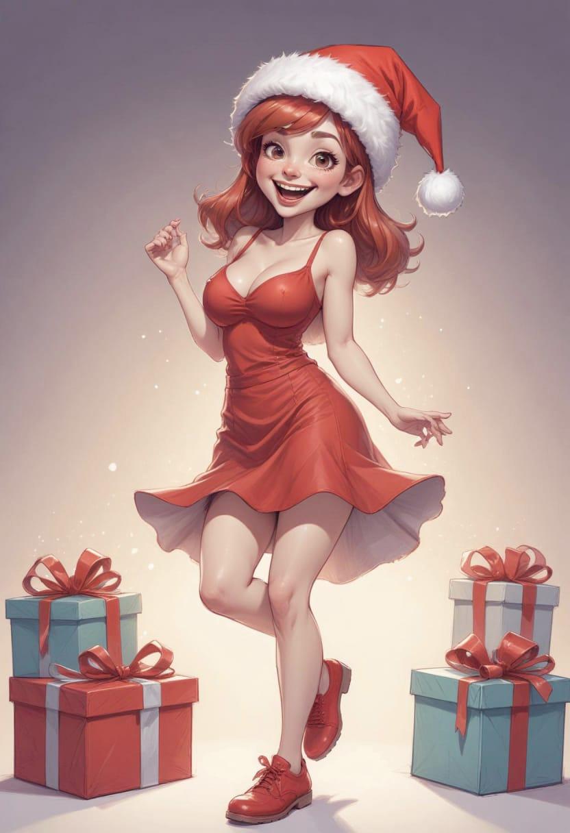 Christmas cute drawing 19