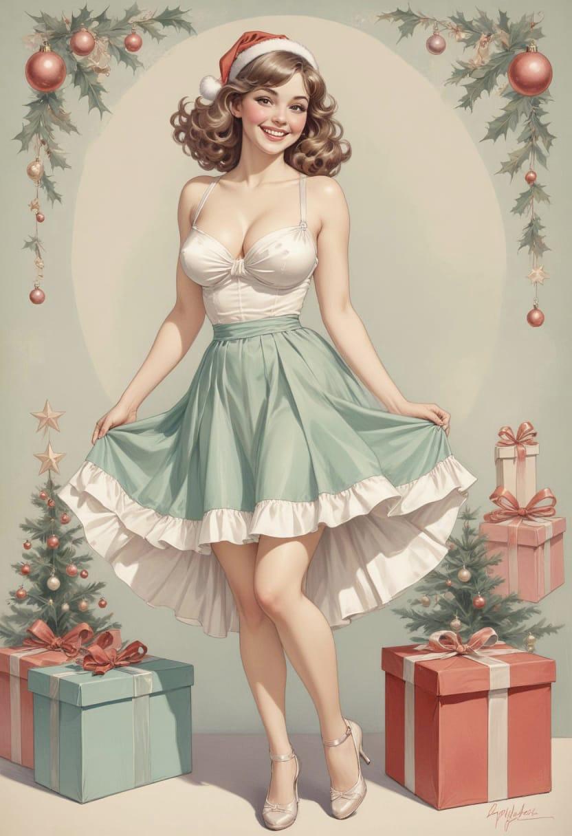 Christmas eve pretty lady 11