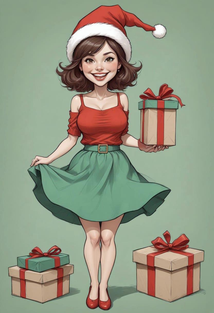 Christmas eve pretty lady 18