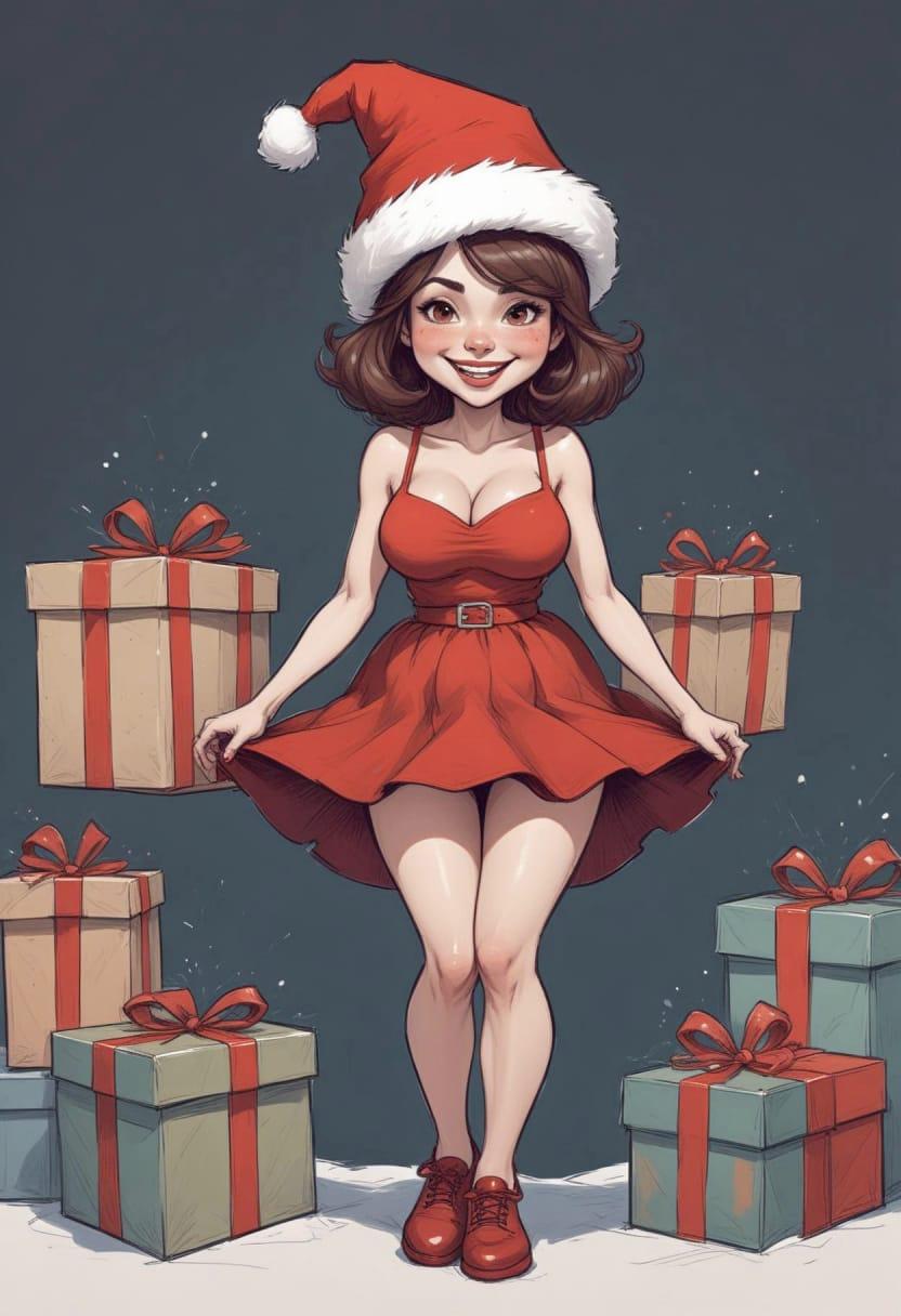 Christmas eve pretty lady 19