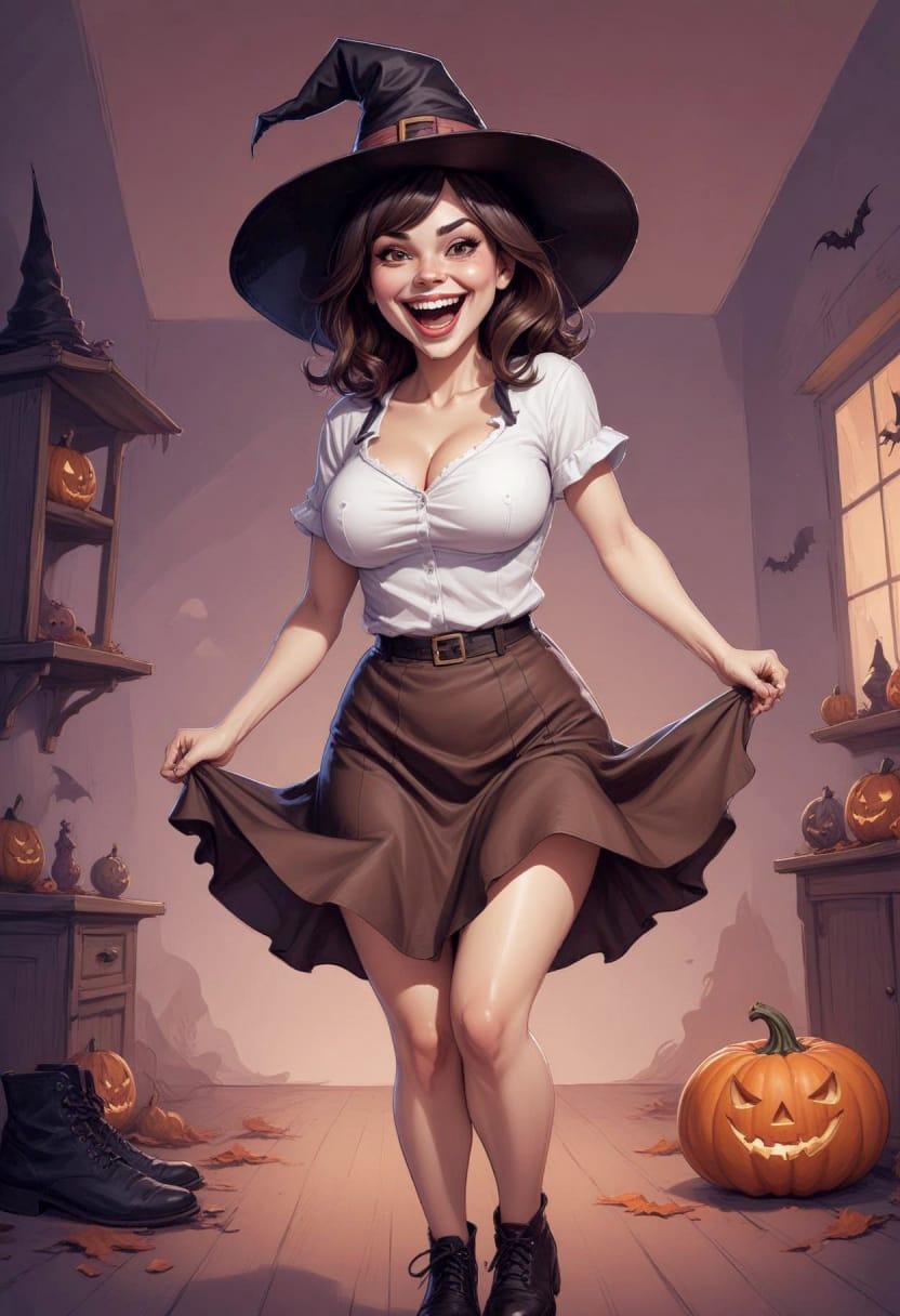 Cute girl halloween 05