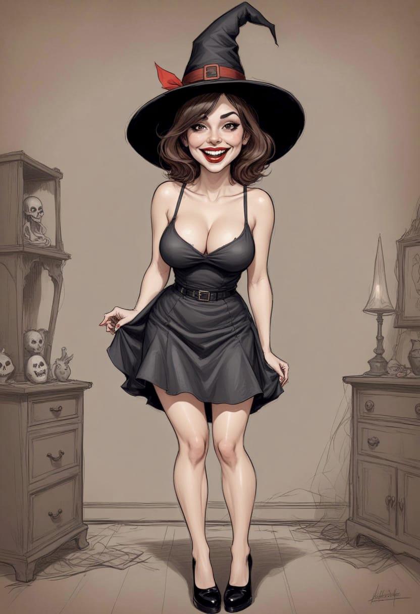 Cute girl halloween 12