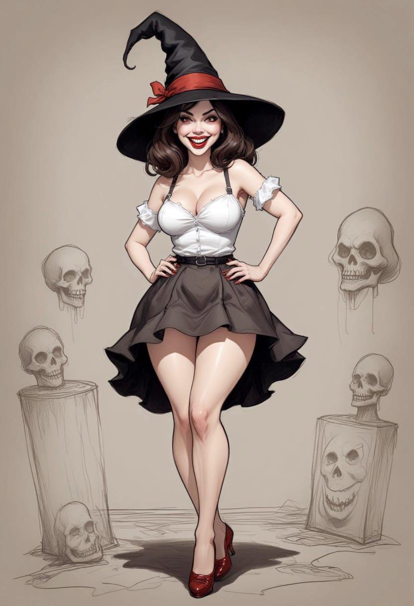 Cute girl halloween 13