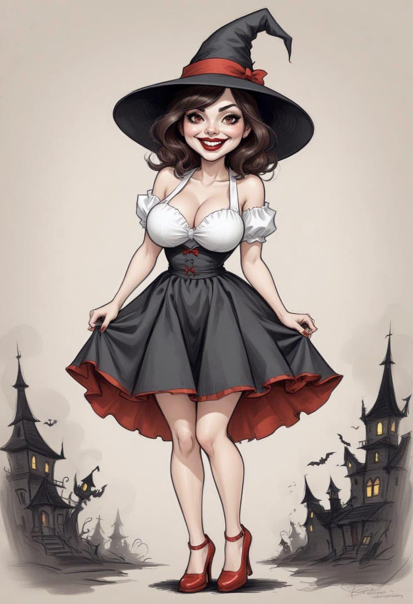Cute girl halloween 20