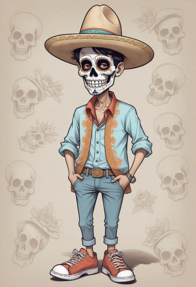 Day of the dead in mexican 19