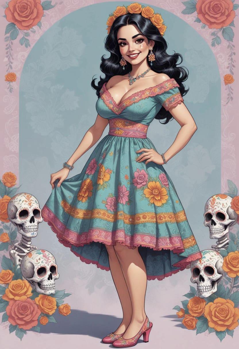 Dia de los muertos calavera 05