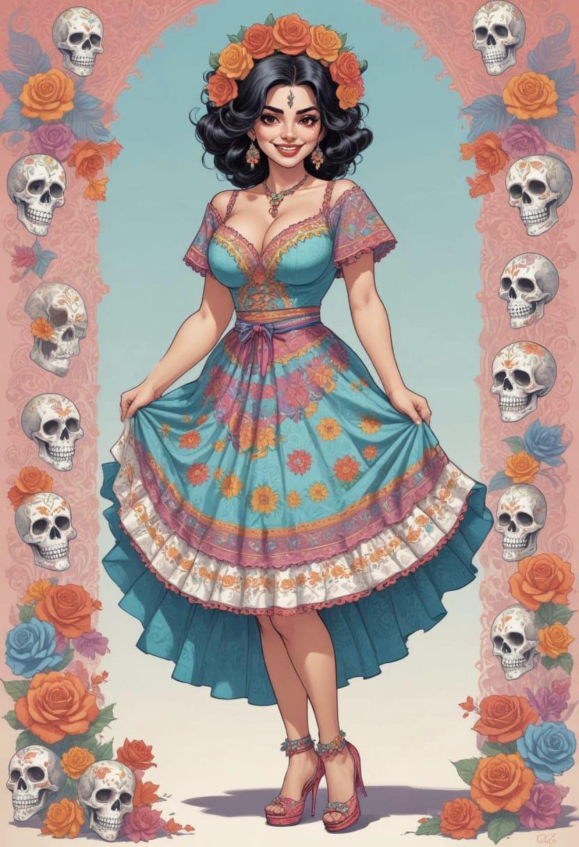 Dia de los muertos calavera 06