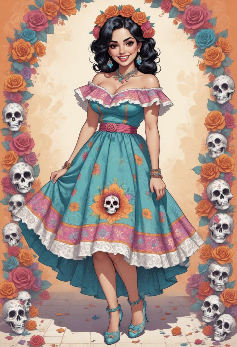 Dia de los muertos calavera 07