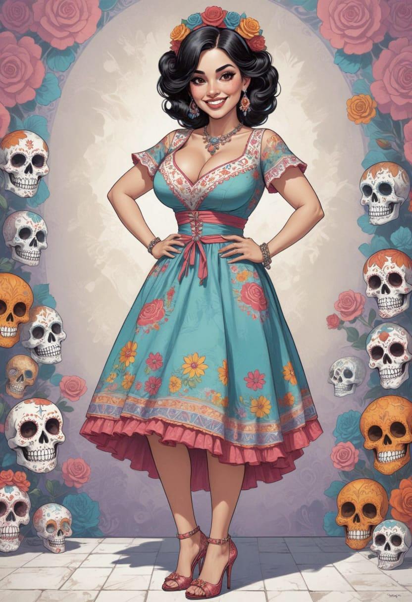 Dia de los muertos calavera 08